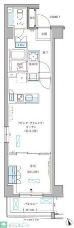 パークアクシス文京本郷の物件間取画像